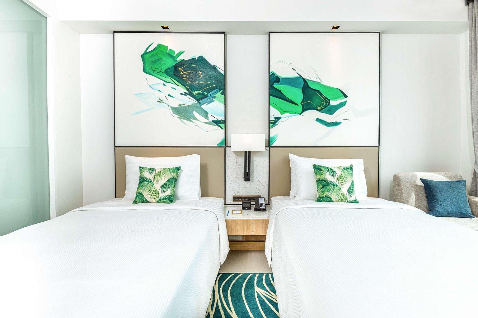 Twin Guest Room With Balcony - Hilton Garden Inn Phuket Bang Tao