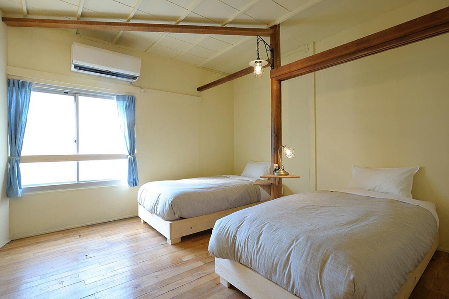 Twin room - Kobe Guesthouse MAYA